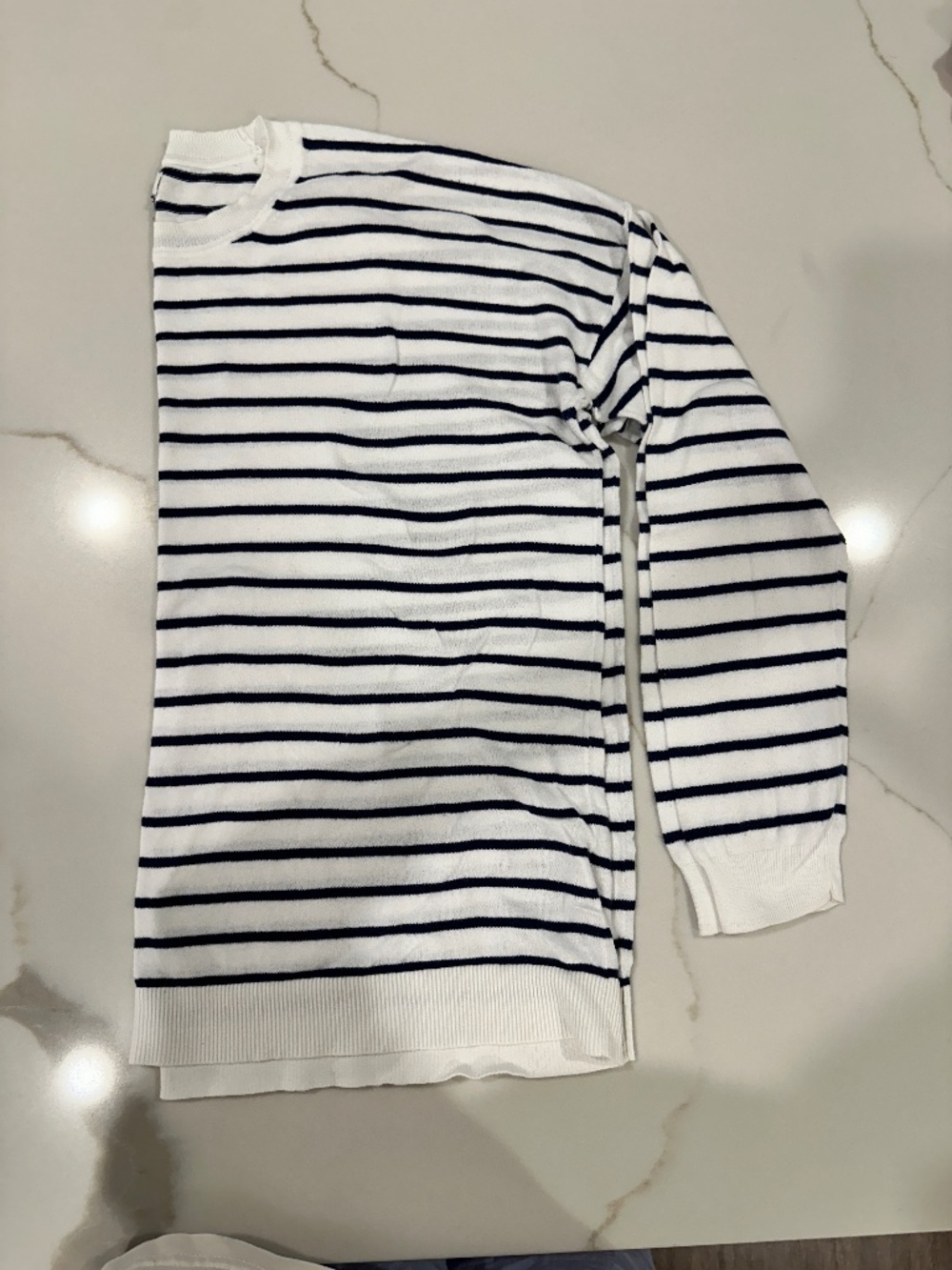 J crew factory striped teddie sweater - M